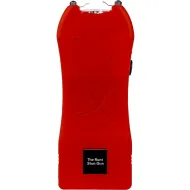 Rechargeable Runt 80,000,000 volt stun gun with flashlight and wrist strap disable pin Red