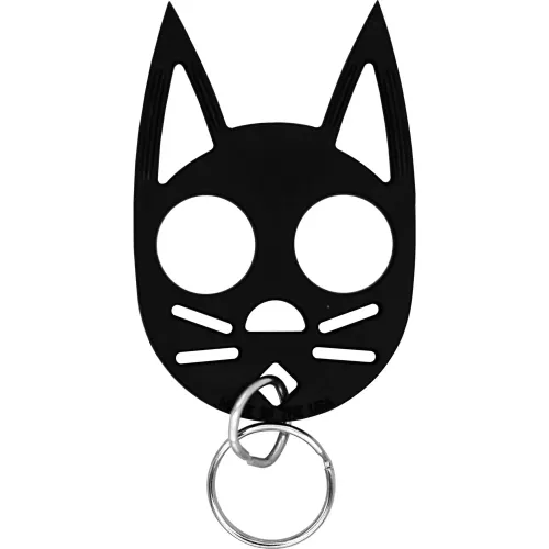 Cat Self-Defense Keychain Black