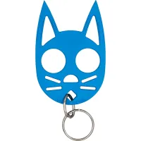 Cat Strike Self-Defense Keychain Light Blue