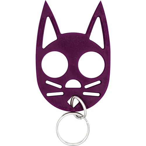 Cat Self-Defense Keychain Purple
