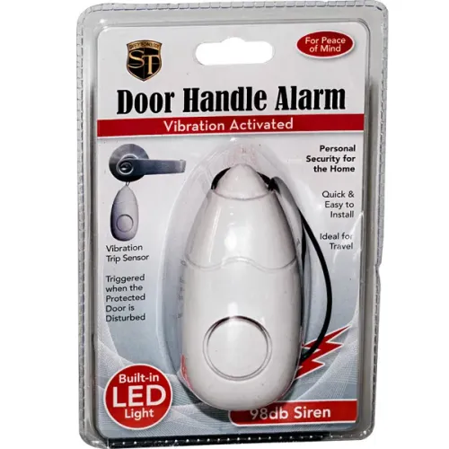 Portable Door Guard alarm flashlight	