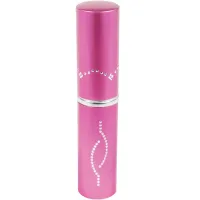 25,000,000 Volt Rechargeable Lipstick Stun Gun with Flashlight, pink