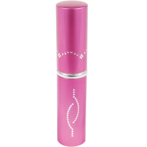 25,000,000 Volt Rechargeable Lipstick Stun Gun with Flashlight, pink