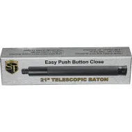 21” Rubber Handle Push Button Baton