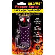 WildFire 1.4% MC 1/2 oz Halo Rhinestone Holster Purple